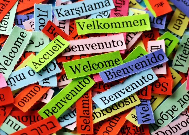 Welcome in many languages